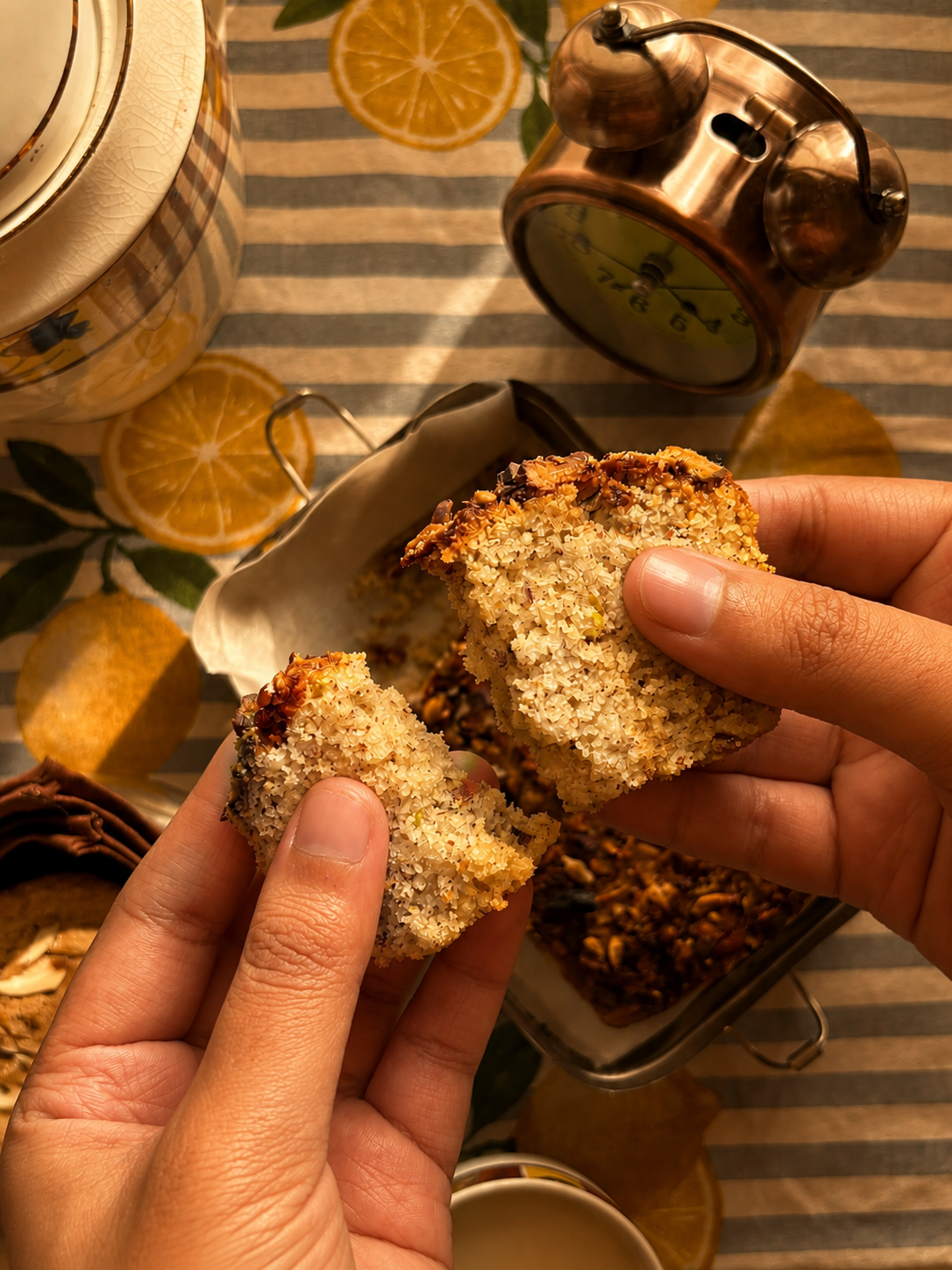 Almond & Nuts Tea Cake, second angle